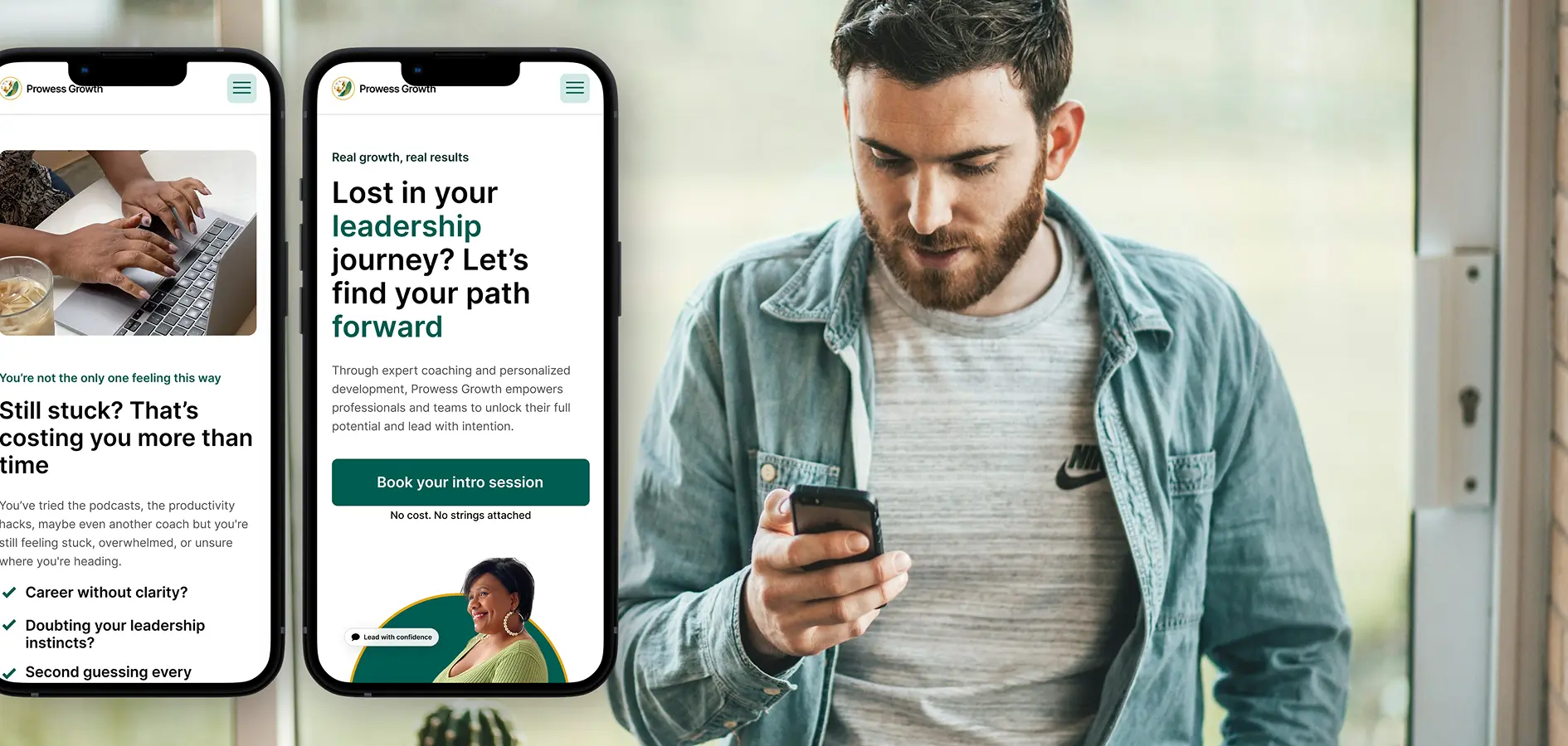 Prowess Growth landing page graphic