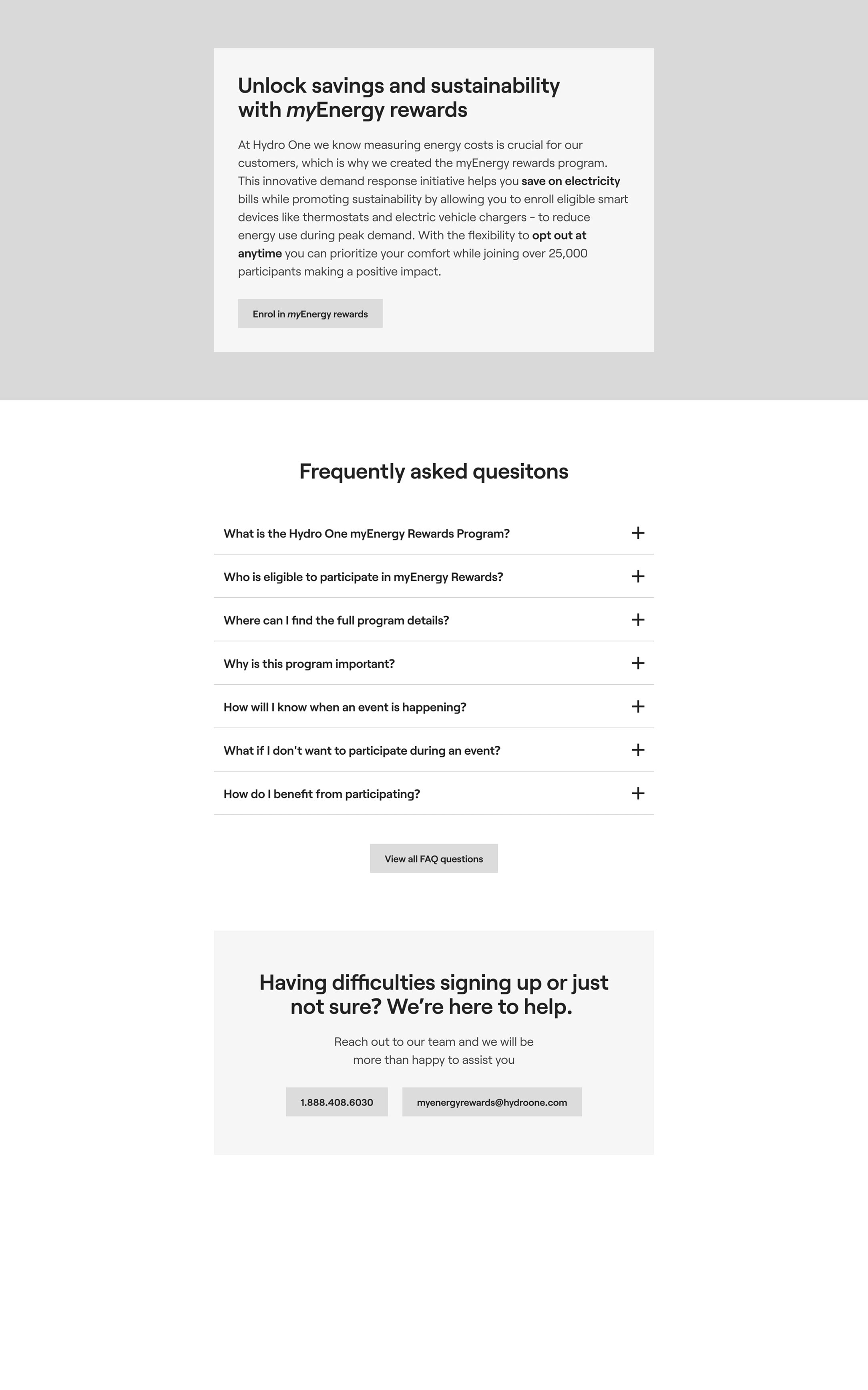 Low fidelity mock up of landing page