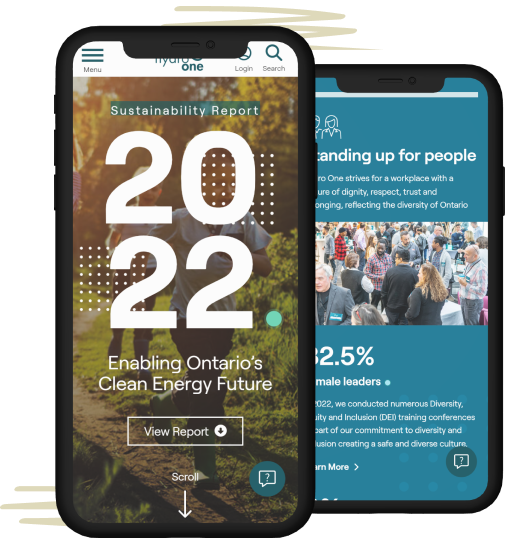 Hydro One landing page image mobile